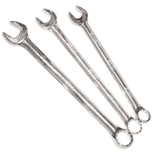 SP TOOLS SP10020 - Combination Roe Spanner Set Jumbo Metric 3pc